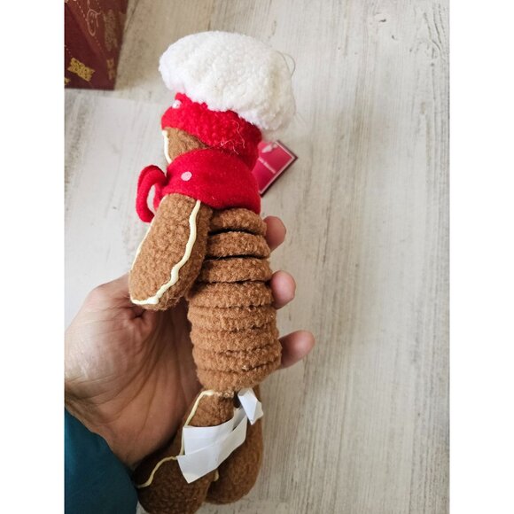 St Nicholas springy gingerbread ornament unique country folk plush cute Xmas tre - Picture 5 of 9
